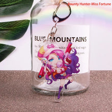 Load image into Gallery viewer, Game League of New Legends Acrylic Keychain LOL Figure Lux/Riven/Yasuo Cute Bag Key Chains sleutelhanger Chaveiro portachiavi