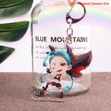 Load image into Gallery viewer, Game League of New Legends Acrylic Keychain LOL Figure Lux/Riven/Yasuo Cute Bag Key Chains sleutelhanger Chaveiro portachiavi