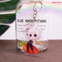 Load image into Gallery viewer, Game League of New Legends Acrylic Keychain LOL Figure Lux/Riven/Yasuo Cute Bag Key Chains sleutelhanger Chaveiro portachiavi