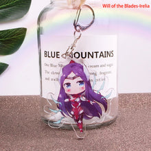 Load image into Gallery viewer, Game League of New Legends Acrylic Keychain LOL Figure Lux/Riven/Yasuo Cute Bag Key Chains sleutelhanger Chaveiro portachiavi