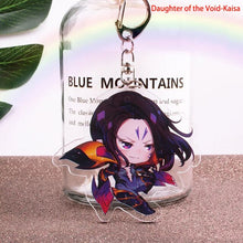 Load image into Gallery viewer, Game League of New Legends Acrylic Keychain LOL Figure Lux/Riven/Yasuo Cute Bag Key Chains sleutelhanger Chaveiro portachiavi