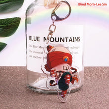 Load image into Gallery viewer, Game League of New Legends Acrylic Keychain LOL Figure Lux/Riven/Yasuo Cute Bag Key Chains sleutelhanger Chaveiro portachiavi