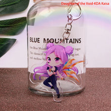 Load image into Gallery viewer, Game League of New Legends Acrylic Keychain LOL Figure Lux/Riven/Yasuo Cute Bag Key Chains sleutelhanger Chaveiro portachiavi
